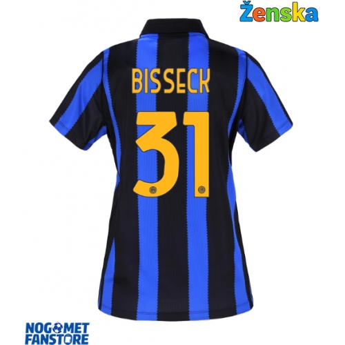 Inter Milan Yann Bisseck #31 Domaci Dres za Ženska 2026-27 Kratak Rukav